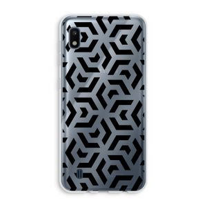 Crazy pattern: Samsung Galaxy A10 Transparant Hoesje