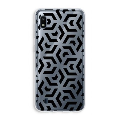 Crazy pattern: Samsung Galaxy A10 Transparant Hoesje