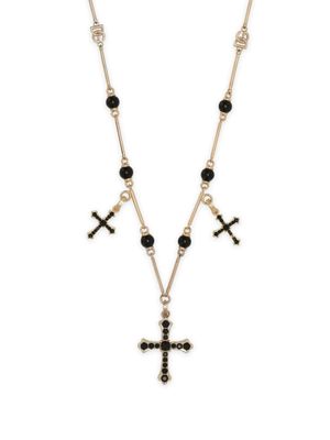 Dolce & Gabbana collier à pendentif croix - Or