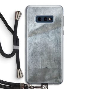 Grey Stone: Samsung Galaxy S10e Transparant Hoesje met koord