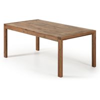 Kave Home Eettafel Briva Eiken Antiek, 200 - 280 x 100cm - Hout - thumbnail