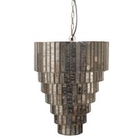 PTMD hanglamp ceylin zilverkleurig 51 cm | 2 stuks