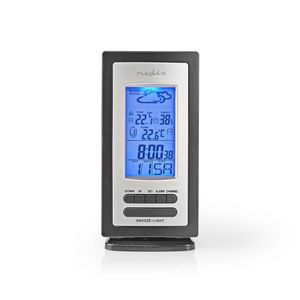 Thermo hygrometer weerstation met alarm en buitentemperatuur