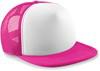 Beechfield CB645 Vintage Snapback Trucker Cap - Fuchsia/White - One Size