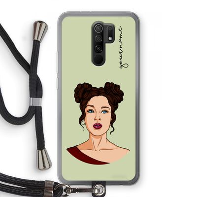 Pop-Art Creator: Xiaomi Redmi 9 Transparant Hoesje met koord
