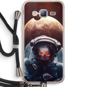 Voyager: Samsung Galaxy J3 (2016) Transparant Hoesje met koord