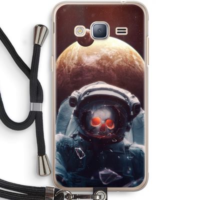 Voyager: Samsung Galaxy J3 (2016) Transparant Hoesje met koord