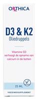 D3 & K2 olie druppels 25 Milliliter