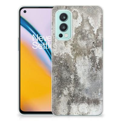 OnePlus Nord 2 5G | TPU | Siliconen hoesje | Beton Print