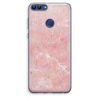 Roze marmer: Huawei P Smart (2018) Transparant Hoesje