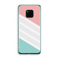 Strepen pastel: Huawei Mate 20 Pro Transparant Hoesje