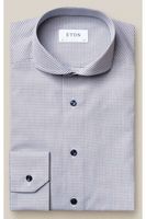 ETON Slim Fit Overhemd blauw, Ruit