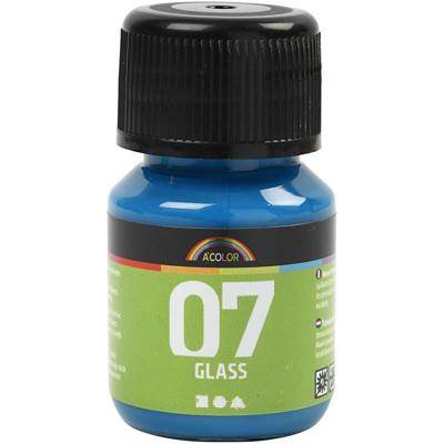 Creativ Company Permanente glasverf - turquoise, 30ml