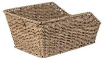 Basil cento rattan look wsl - fietsmand - achterop - inclusief wsl systeem - lichtbruin