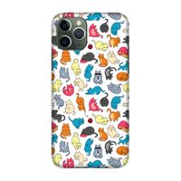 Kleurrijke katten: Volledig geprint iPhone 11 Pro Hoesje