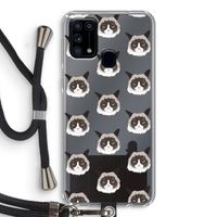 It's a Purrr Case: Samsung Galaxy M31 Transparant Hoesje met koord