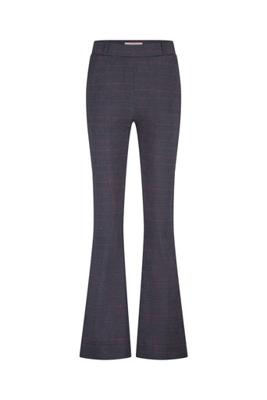 Flair check trousers - multi color - 13175