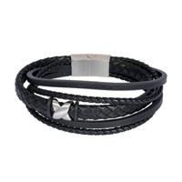 iXXXi Men Leather Armband Elias | Maat 21-22.5