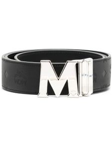 MCM ceinture Claus M à design réversible - Noir