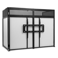 Vonyx DB6 Pro Opvouwbare DJ booth met TV beugel
