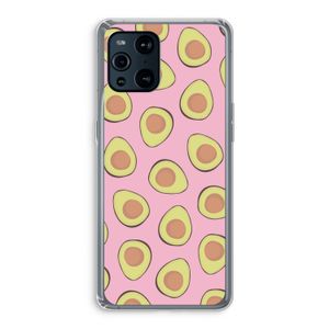Dancing avocados: Oppo Find X3 Transparant Hoesje
