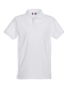 Clique 028240 Stretch Premium Polo - Wit - 4XL