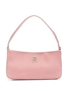 Tommy Hilfiger sac porté épaule à plaque logo - Rose