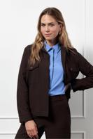 Studio Anneloes Jessa Waffle Jacket 13255 Jackets 8700 Espresso