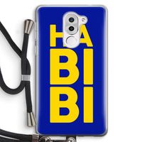 Habibi Blue: Honor 6X Transparant Hoesje met koord