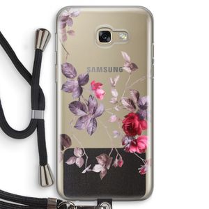 Mooie bloemen: Samsung Galaxy A5 (2017) Transparant Hoesje met koord