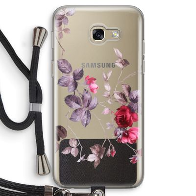 Mooie bloemen: Samsung Galaxy A5 (2017) Transparant Hoesje met koord