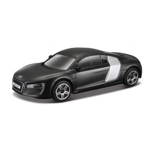 Modelauto Audi R8 2009 zwart schaal 1:43/10 x 4 x 3 cm