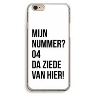 Da ziede van hier: iPhone 6 / 6S Transparant Hoesje