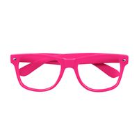 Partybril Neon Roze Zonder Glas