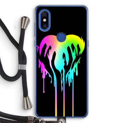 Hold My Heart: Xiaomi Mi Mix 3 Transparant Hoesje met koord