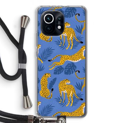 Luipaard: Xiaomi Mi 11 Transparant Hoesje met koord