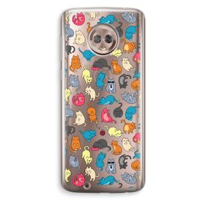 Kleurrijke katten: Motorola Moto G6 Transparant Hoesje