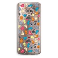 Kleurrijke katten: Motorola Moto G6 Transparant Hoesje