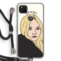 Ashley: Pixel 4a Transparant Hoesje met koord
