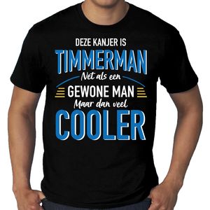 Grote maten Deze kanjer is Timmerman cadeau t-shirt zwart voor heren 4XL  -