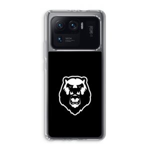 Angry Bear (black): Xiaomi Mi 11 Ultra Transparant Hoesje
