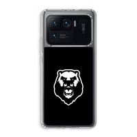 Angry Bear (black): Xiaomi Mi 11 Ultra Transparant Hoesje