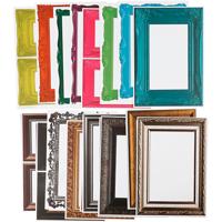 Creativ Company Lijsten, afm 26,2x18,5 cm, diverse kleuren, 64 div vellen/ 1 doos
