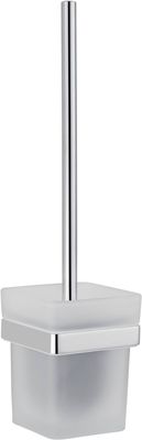 Saqu Soft square Closetborstelhouder Chroom