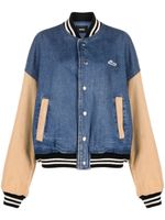 We11done veste teddy en jean - Bleu