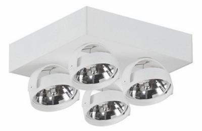 Artdelight 4-licht spotlampDutchess 12 volt - QR 0004 SQ WI
