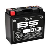 BS BATTERY Batterij gesloten onderhoudsvrij, Batterijen voor motor & scooter, BT12B-4 SLA