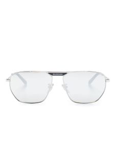 Balenciaga Eyewear lunettes de soleil à monture pilote - Argent