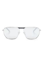 Balenciaga Eyewear lunettes de soleil à monture pilote - Argent