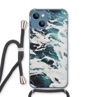 Golven: iPhone 13 Transparant Hoesje met koord